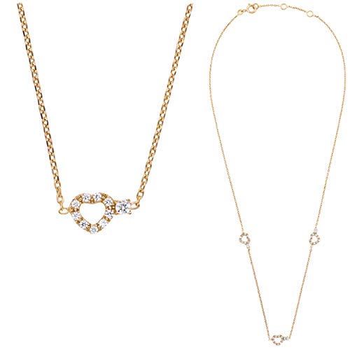 Altesse [Q6023 - Collar Chapado en Oro 'Love' Oro - 7x6 mm.