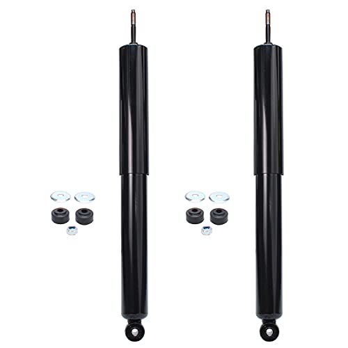 Image of Detroit Axle - Rear 2pc Shock Absorbers for Ford E-150 E-250 Econoline E-350 Club Wagon E-450 Super Duty, 2 Complete Shock Absorbers Assembly Set Replacement
