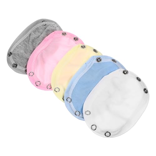 PACKOVE 5 Piezas Extensiones De Sudadera Con Capucha Para Bebé Mono Ropa De Bebé Recién Nacido Largo Extensor Reutilizable Traje Algodón