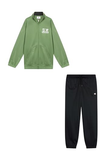 Champion Legacy Boys, gráfico de chándal, XXS, verde, verde, XXS