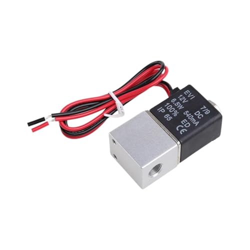 Válvula solenoide de 2 posiciones pequeña normalmente cerrada con bobina eficiente de 24V 3