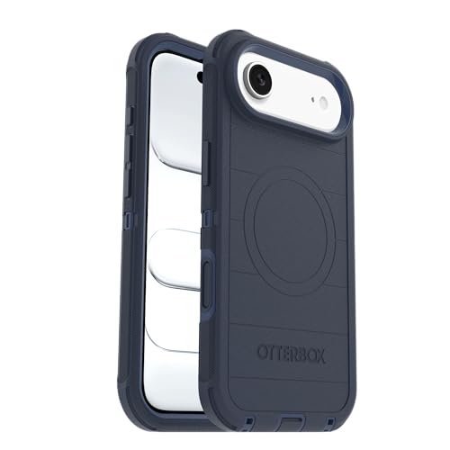 Image of OtterBox iPhone Air Defender Pro Series Case - Blue Sentiment - Tough, Rugged & Durable iPhone Case, Snaps on MagSafe, Multi-Layer, Impact Absorbing iPhone Case