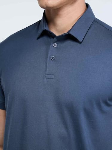 Image of CAVA Supima Polo T-Shirt for Men | Regular Fit, Ultra-Soft Supima Cotton, Lightweight, Polo Neck, Versatile Style | Casual to Formal Wear