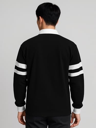 Image of Jump Cuts || Mens || Printed || Polo Neck || Full Sleeve || Cotton || Tshirt