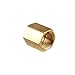 Zkenyao-Brass Connector Brass Hex Coupling Coupler Fast Connetor, Male Thread/Female Thread 1/8
