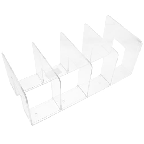 Support Multifonction Acrylique Housoutil pour Enrayer le Désordre et Trier vos Documents - 2