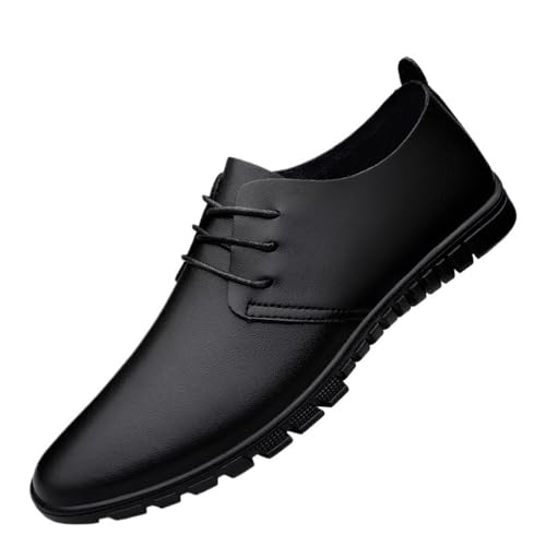 Prom Ready Men's Oxford Shoes Lace-up Leather Cap Toe Tuxedo Dress