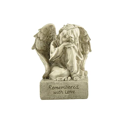 DurableDelights Gedenkengel Statue, Kunstharz Handwerk Haus Terrasse Zimmer Tischdekoration Geschenk für Verwandte, Freunde und Liebhaber, 9,5 cm hoch Cover