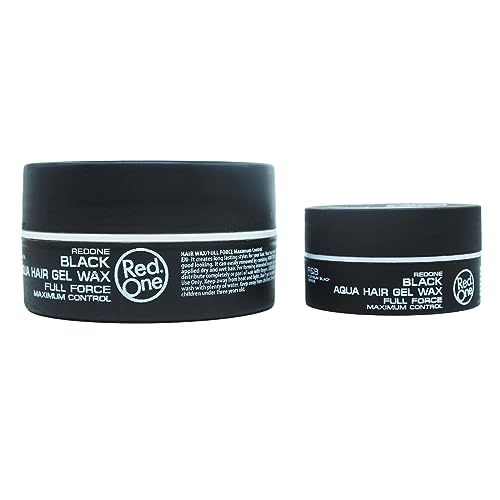 Redone Hair Styling Aqua Wax Black 50ml | Gel Wax | Lime Scent | Extra Hold | Men & Women Hair Wax | Long Lasting | Shiny Look | Maximum Control