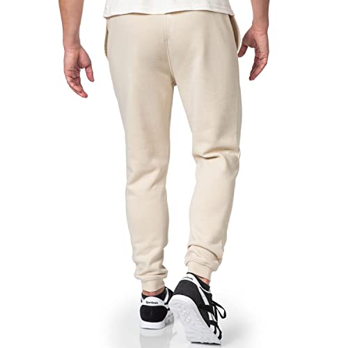 Reebok Men's Identity Fleece Joggers Pant | Mens Joggers with Pockets | Mens Jogger Sweatpants - Oatmeal Heather X-Large3