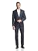 Kenneth Cole New York Men's Slim Fit Solid Two-Button Notch Lapel Suit