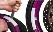 Attrezzo per smontaggio pneumatici da 13” a 21” per auto utilitarie, quad e 4x4, più 1 paio di protezioni per cerchioni
