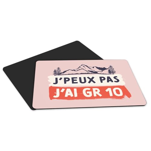 Sets de table en caoutchouc rose antidérapant grand format GR10