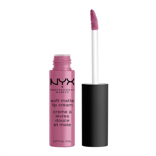 NYX Professional Makeup Lippenstift, Soft Matte Lip Cream, Cremiges und mattes Finish, Hochpigmentiert, Langanhaltend, Vegane Formel, Farbton: Montreal
