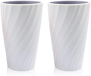 2Pack Unbreakable Toothbrush Cup Bathroom Tumbler , Soft and Durable, Bathroom Cup Toothbrush Tumbler Toothbrush Holder (White)