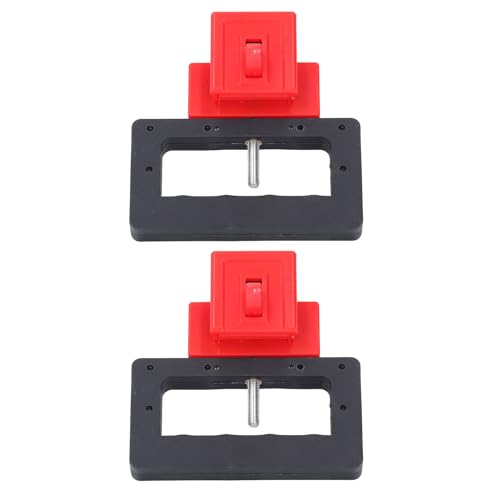 2PCS Clamp On Circuit Breaker Tagout Device Blade Teeth Bite Design Circuit Breaker Lockout Device for Isolation Areas, Workshops, Factories
