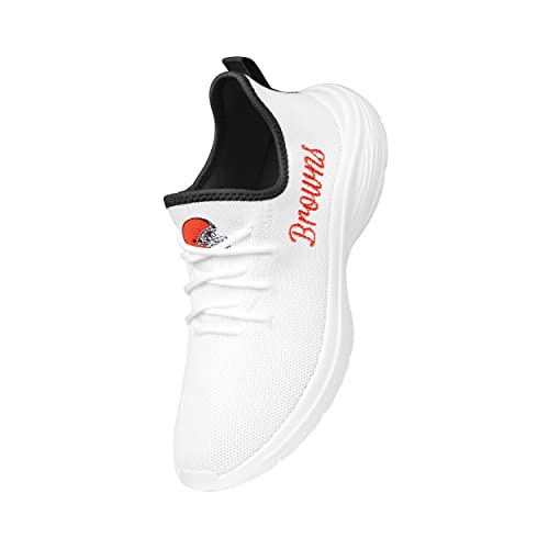 Image of FOCO NFL Womens NFL Team Logo White Athletic Shoes Sneakers