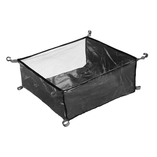 Yiju Storage Bag for Table, Camping Rack Organizer, Mesh Design for Outdoor Use, 45cmx46cmx10cm