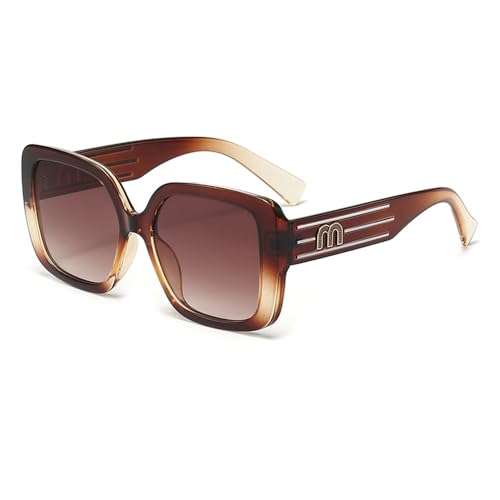 ANLIONE Sunglass Woman Big Frame Face Small Anti-uv Sunshade Sunglasses