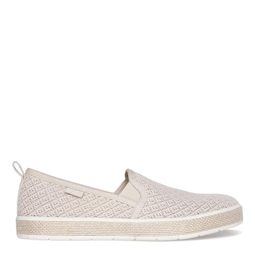 Skechers Skechers Women's, BOBS Flexpadrille Luxe - Summer Sky Slip-On, 8, Natural