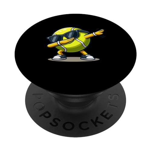 Dabbing Tennis Ball Shirt Lustig Jungen Männer Frauen Sport Spieler PopSockets Klebender PopGrip