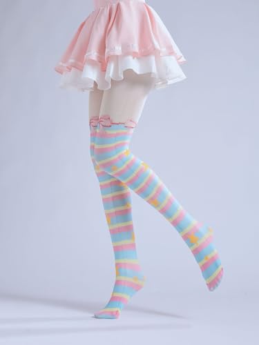 Image of Sahabowi Women's Sheer Tights, Digital Print Designs Stockings