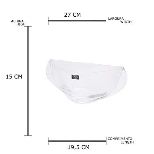 Fruteira de Vidro Sodo-Cálcico Rojemac Transparente