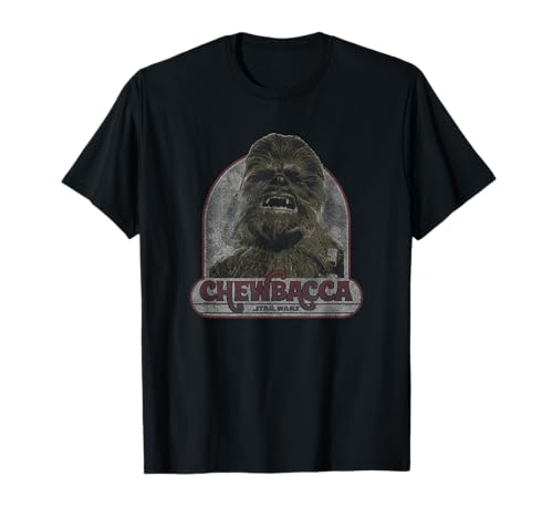 T-shirt Star Wars Chewbacca Vintage au motif de son rugissement mythique