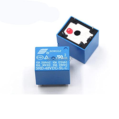 Relé SRD-06VDC-SL-C componente electromecánico de 5 pines 10A para montaje en circuito integrado 5