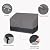 Easy-Going Waterproof Outdoor Loveseat Cover Heavy Duty Patio Furniture Couch Cover Windproof Durable (54Wx38Dx35H inch, Gray/Dark Gray)