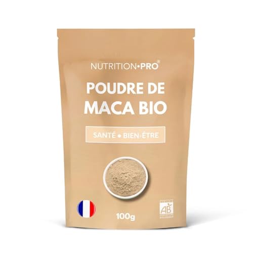 Maca bio en poudre | Libido • Fertilité | Santé • immunité | Bio • Ecocert | Fabriquée en France (100G)