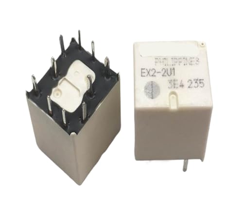 Relé EX2-2U1 de 10 pines para automoción y control de sistemas eléctricos de 12V