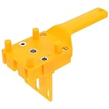 CALLARON 木工作業用 セルフセンタリングダボ ドリルガイド 木の板接合・丸太穴あけに 軽量設計 Abs樹脂と亜鉛合金製 耐久性木工ツール