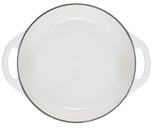 Le-Creuset-Enameled-Cast-Iron-Shallow-Round-Oven-275-Qt-White