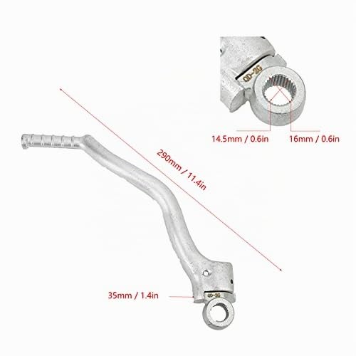 Kickstarter Starterhebel Pedal CNC Geschmiedetes 7075 Aluminium fit für ZONGSHEN NC250 NC 250 Motor Motocross Dirt Bike
