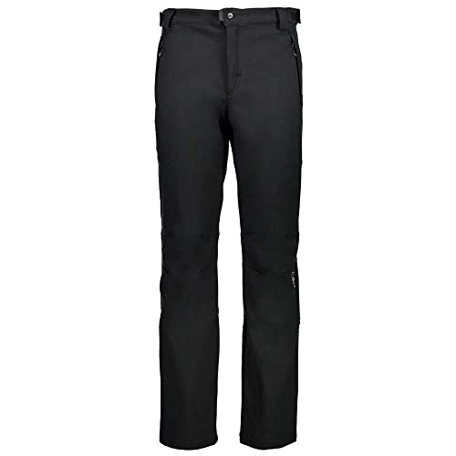 CMP - Bequeme lange Herren-Softshellhose, Schwarz, C102