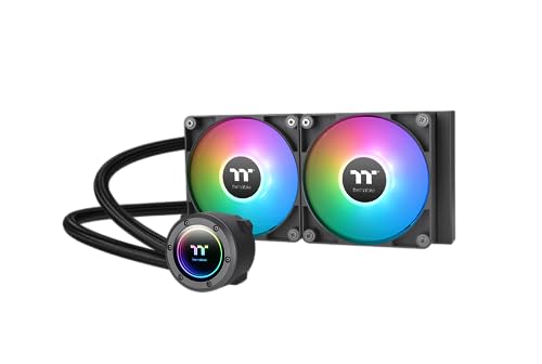 Thermaltake TH240 V2 ARGB Sync All-In-One Liquid Cooler, Schwarz