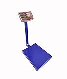660 lbs Platform Scale 16x20 Flat Bed with Price Cost Calculator, Floor Heavy Duty Folding Scale, Stainless Steel High-Definition LCD Display, Perfect for Luggages Packages 15306-NEW-NF