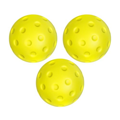 Indoor Pickleball Set – PU Foam Trainer, Quiet Practice Balls | 74mm Noise-Reducing Lightweight Gear, Soft surfaces Rebound Design, Durable Warm-Up Equipment Kit, Hollow Training Sphere styles for Gym