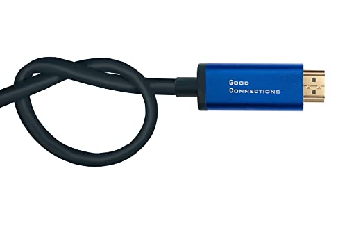 Cable USB C a HDMI 4K 60Hz flexible azul oscuro de 1 metro 5