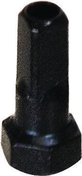 ACTION BRASS 14G 5.5 HEX BLACK 12MM SPOKE NIPPLES