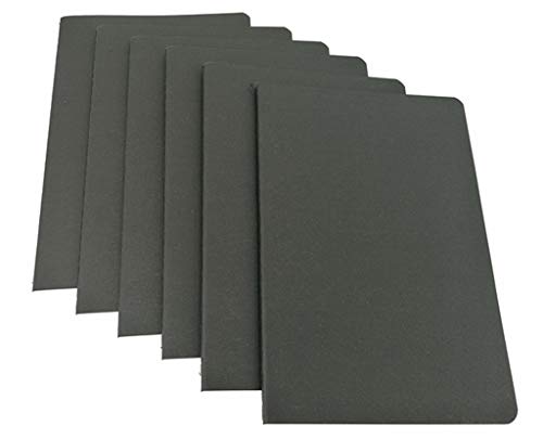 Carnets de notes à spirale A6 avec 6 calepins pages blanches pour voyage - 7