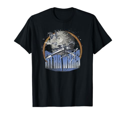 T-shirt Star Wars Retro Dogfight idéal pour un look streetwear geek au quotidien
