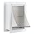 PetSafe Never Rust Wall Entry Pet Door - Telescoping Frame - Insulates Better Than Metal, Energy Efficient - Interior & Exterior Walls, Weatherproof, Easy to Install & Clean (White - Medium)