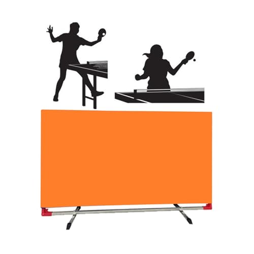 Séparateur de terrain de ping-pong avec déflecteur d'entraînement amovible