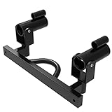 T Bar Row Landmine Regal, Gewichtheben Landmine Attachment Langhantel, Ketten Für Die Kernmuskulatur Kraft Explosive Power Trainer Und Kreuzheben Kniebeugen Rücken (Color : Black-B, Size : 50x15cm)