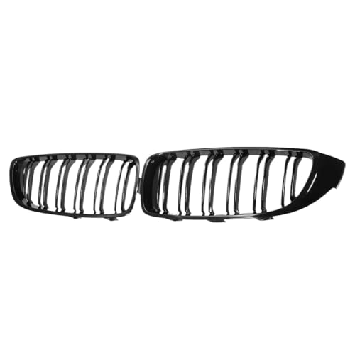 Calandre Pare-chocs Avant pour BMW Série 4 F32 F33 F36 et M4 F82 Grille Noire Brillante 2013-2020