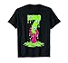 67 Halloween Costume Funny Number 7 Seven Meme for Gen Alpha T-Shirt