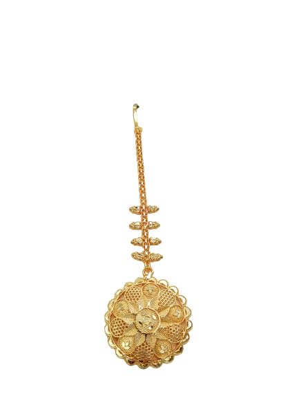 Traditional Gold Plated Maang Tikka For Women and Girl