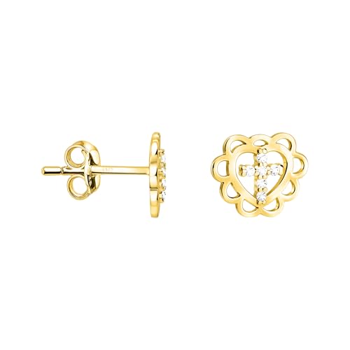 Boucles d'oreilles cœur et fleur en argent pour sublimer vos tenues
